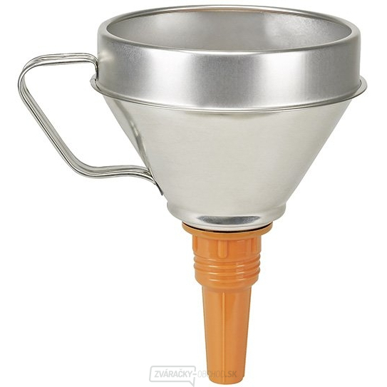 Kovový lievik s plastovým nástavcom PRESSOL 02 342