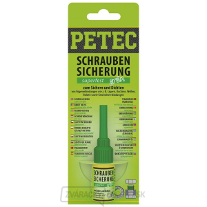 Prípravok na zaistenie skrutiek PETEC 93005 - super pevnosť, 5 g Prípravok na zaistenie skrutiek PETEC 93005 - super pevnosť, 5 g gallery main image