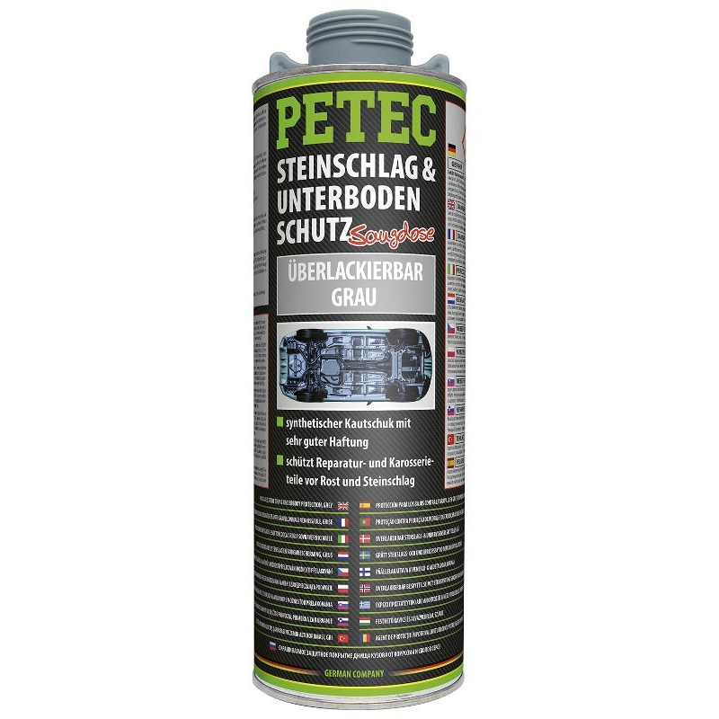 Syntetický kaučuk na ochranu spodkov karosérií, šedý PETEC 73310