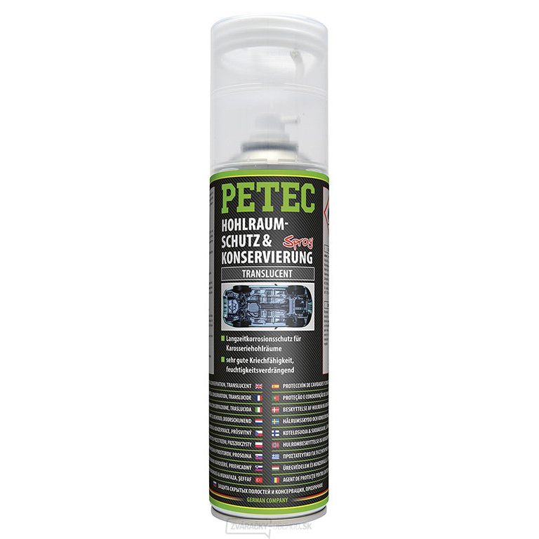 Parafínový vosk na ochranu karosérií v spreji 500 ml PETEC 73550 