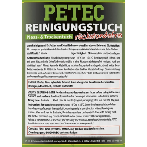 Utierka na čistenie a odmasťovanie plôch PETEC 82111  Utierka na čistenie a odmasťovanie plôch PETEC 82111  gallery main image