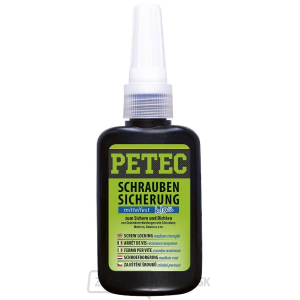 Prípravok na zaistenie skrutiek - stredná pevnosť, 50 g PETEC 91050  Prípravok na zaistenie skrutiek - stredná pevnosť, 50 g PETEC 91050  gallery main image