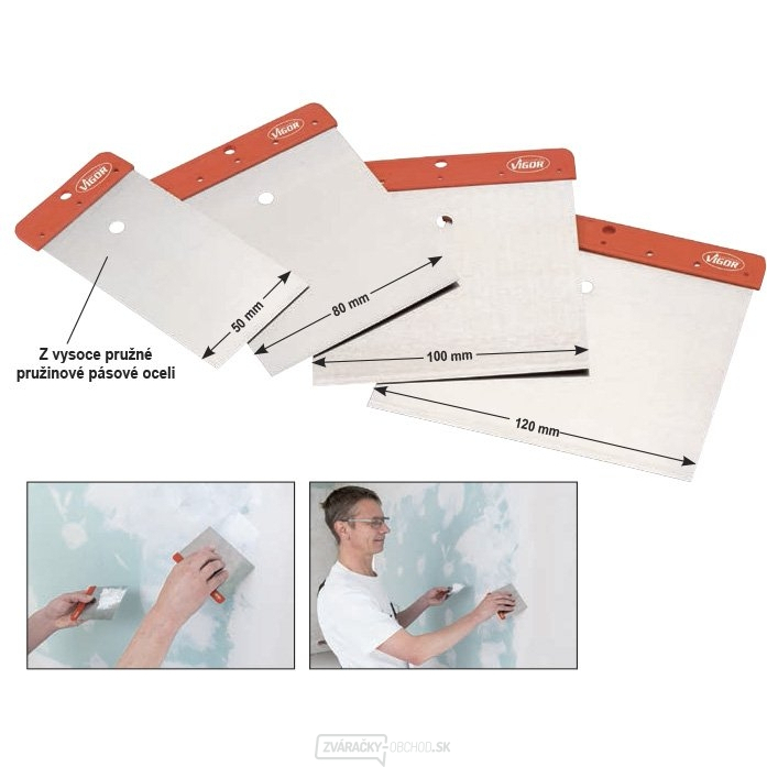 Súprava kovových japonských stierok VIGOR V4279