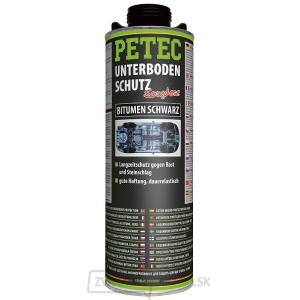 Bitúmenová hmota na spodok automobilov, 1000 ml nádobka PETEC 73110  Bitúmenová hmota na spodok automobilov, 1000 ml nádobka PETEC 73110  gallery main image