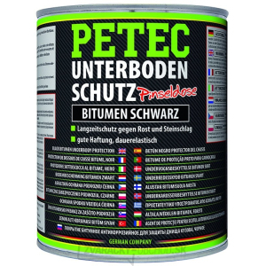 Bitúmenová hmota na spodok automobilov, 1000 ml plechovka PETEC 73100  Bitúmenová hmota na spodok automobilov, 1000 ml plechovka PETEC 73100  gallery main image