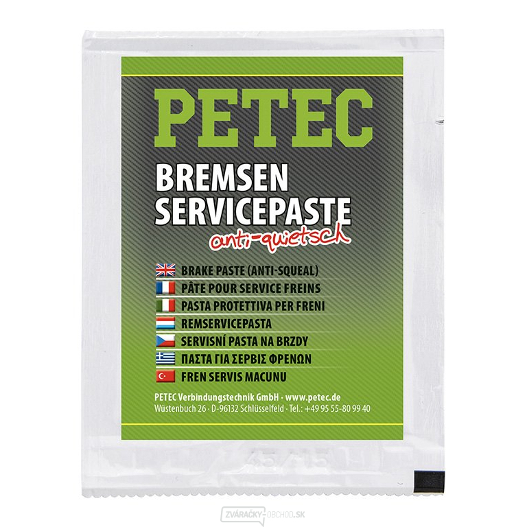 Pasta pre servis bŕzd PETEC 94405