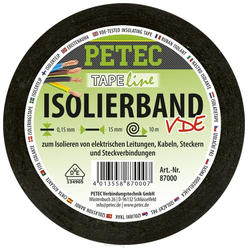 Lepiaca páska pre izoláciu elektrických káblov PETEC 87000