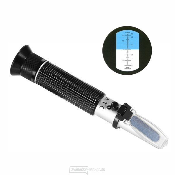 Refraktometer na meranie objemových percent alkoholu ATC 80 Refraktometer na meranie objemových percent alkoholu ATC 80 gallery main image