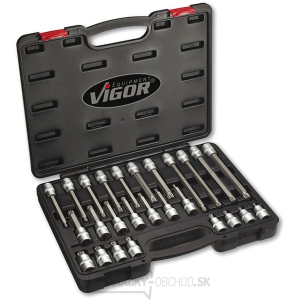 Súprava zástrčných drážkových hlavíc SPLINE VIGOR V1918 Súprava zástrčných drážkových hlavíc SPLINE VIGOR V1918 gallery main image