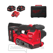Milwaukee M18 FBTS75-552X pásová brúska s káblom, 75 x 457 mm, 2x Aku (18V, 5,5 Ah), 4933479615 gallery main image