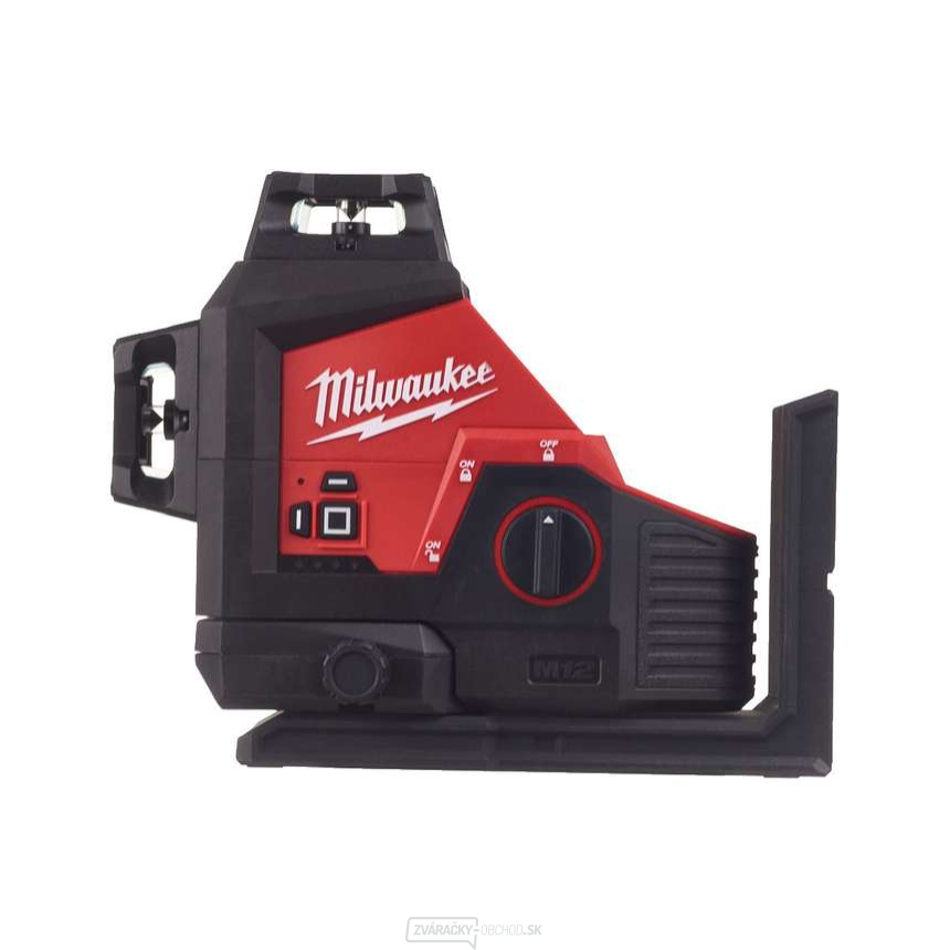 Akumulátorový kombinovaný laser Milwaukee M12 3PL-0C (bez batérie)
