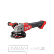 Akumulátorová uhlová brúska 125 mm Milwaukee M18 FSAGV125XB-0X s posuvným spínačom a reguláciou otáčok, bez batérie, 4933478436 gallery main image