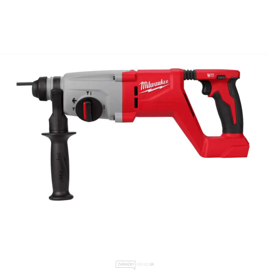 Akumulátorové vŕtacie kladivo Milwaukee M18 BLHACD26-0 SDS-Plus 26 mm s D-rukoväťou (bez akumulátora)