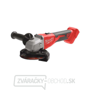 Akumulátorová uhlová brúska 125 mm Milwaukee M18 BLSAG125X-0 s posuvným spínačom, bez batérie, 4933492643 Náhľad