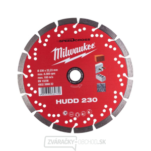 Diamantový kotúč HUDD 230 mm Milwaukee 4932399822 gallery main image
