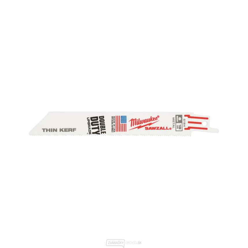 Pilové listy Milwaukee THIN KERF SM 150 x 18 TPI (50 ks) 48016184