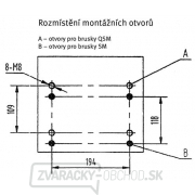 Nástěnný držiak pre kotúčové brusky Náhľad