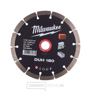 Diamantový brúsny kotúč Milwaukee DUH 180 gallery main image
