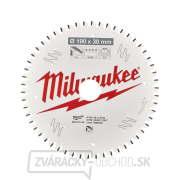 Rezný kotúč 190 mm pre Al Milwaukee CSB P Alu 190 x 30 x 2,4 x 54TF negatívny Náhľad