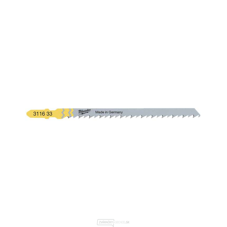 Milwaukee T 344 D Rýchlorezné pílové listy 105 x 4 mm pre priamočiaru pílu (drevo a plast)
