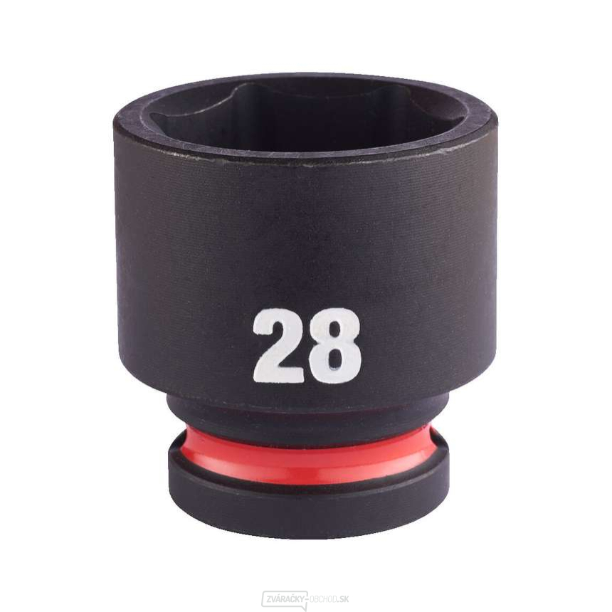 1/2" rázová hlavica Milwaukee Shockwave™ Impact Duty 28 mm, krátka