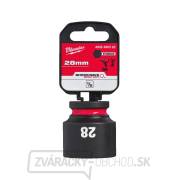 1/2" rázová hlavica Milwaukee Shockwave™ Impact Duty 28 mm, krátka Náhľad