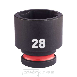 1/2" rázová hlavica Milwaukee Shockwave™ Impact Duty 28 mm, krátka gallery main image
