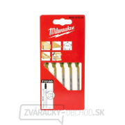 Pilové listy Milwaukee T 101 A0 50 x 1,35 mm na tvarové rezanie v priamočiarych pílach (drevo a plast) Náhľad
