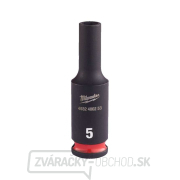 Priemyselná rázová vlna 1/4" 5 mm Milwaukee 4932480253, dlhá gallery main image