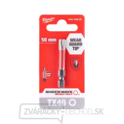 Skrutkovací bit 1/4 Milwaukee Shockwave Torx TX 40 x 50 mm - 1 kus Náhľad