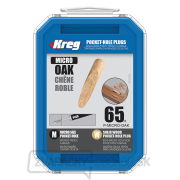 Kreg Micro Záslepky pre skryté spoje - dub, 65 ks Kreg Micro Záslepky pre skryté spoje - dub, 65 ks gallery main image