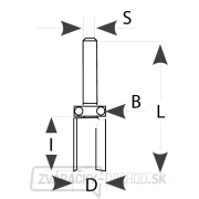 IGM M112 Drážkovacia fréza s ložiskom - D16x25 L65 S=8 HW Náhľad
