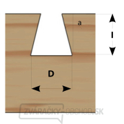 IGM M118 Fréza pre rybinový spoj - 14 ° D12, 7x12, 7 L61 S = 8 HW Náhľad