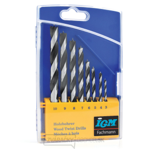 Súprava vrtákov do dreva 8 ks IGM - D3-4-5-6-7-8-9-10 Súprava vrtákov do dreva 8 ks IGM - D3-4-5-6-7-8-9-10 gallery main image