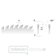 CMT CHROME Pílový kotúč na lamino, DTD a MDF - D350x3,5 d30 Z108 HW Náhľad