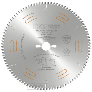CMT CHROME Pílový kotúč na lamino, DTD a MDF - D350x3,5 d30 Z108 HW gallery main image