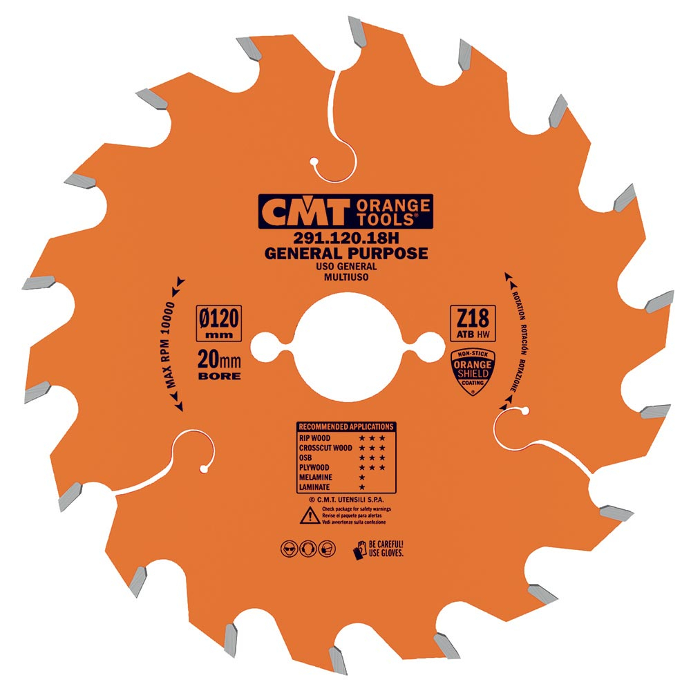 CMT Orange Tools CMT Orange Pílový kotúč pre elektronáradie univerzálne - D160x2,2 d20 Z24 HW C29116024H