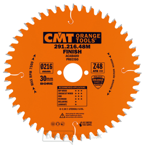 CMT Orange Pílový kotúč pre elektronáradie univerzálne - D220x2,8 d30 Z36 HW CMT Orange Pílový kotúč pre elektronáradie univerzálne - D220x2,8 d30 Z36 HW gallery main image