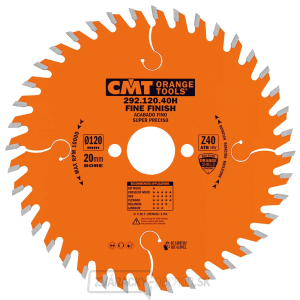 CMT Orange Pílový kotúč pre elektronáradie, finálny rez - D160x2,2 d30 Z40 HW CMT Orange Pílový kotúč pre elektronáradie, finálny rez - D160x2,2 d30 Z40 HW gallery main image