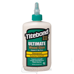 Titebond III Ultimate Lepidlo na drevo D4 - 237ml Titebond III Ultimate Lepidlo na drevo D4 - 237ml gallery main image