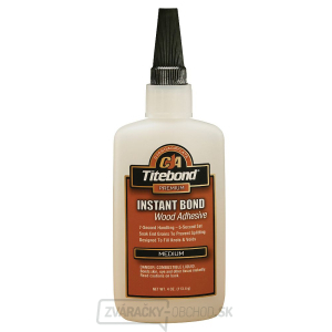 Titebond Instant Medium Rýchloschnúce lepidlo - 59ml gallery main image