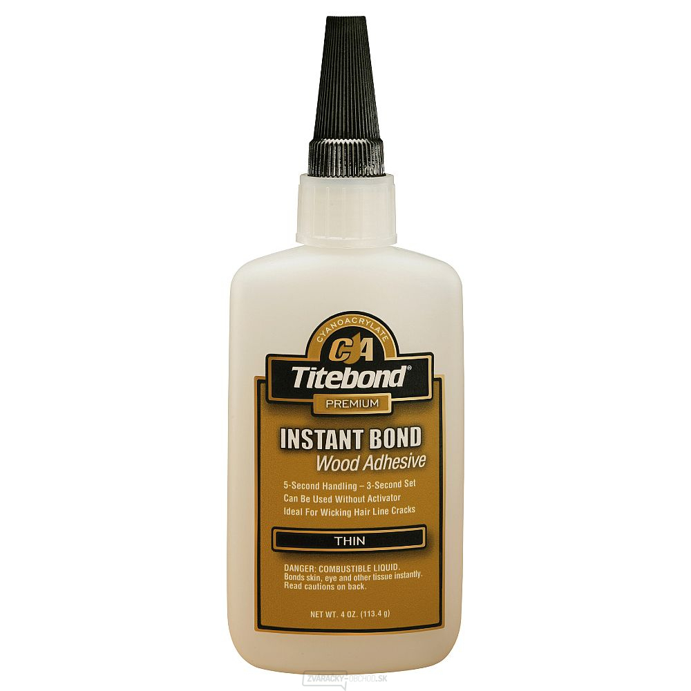 Titebond Instant Thin Rýchloschnúce lepidlo - 59ml