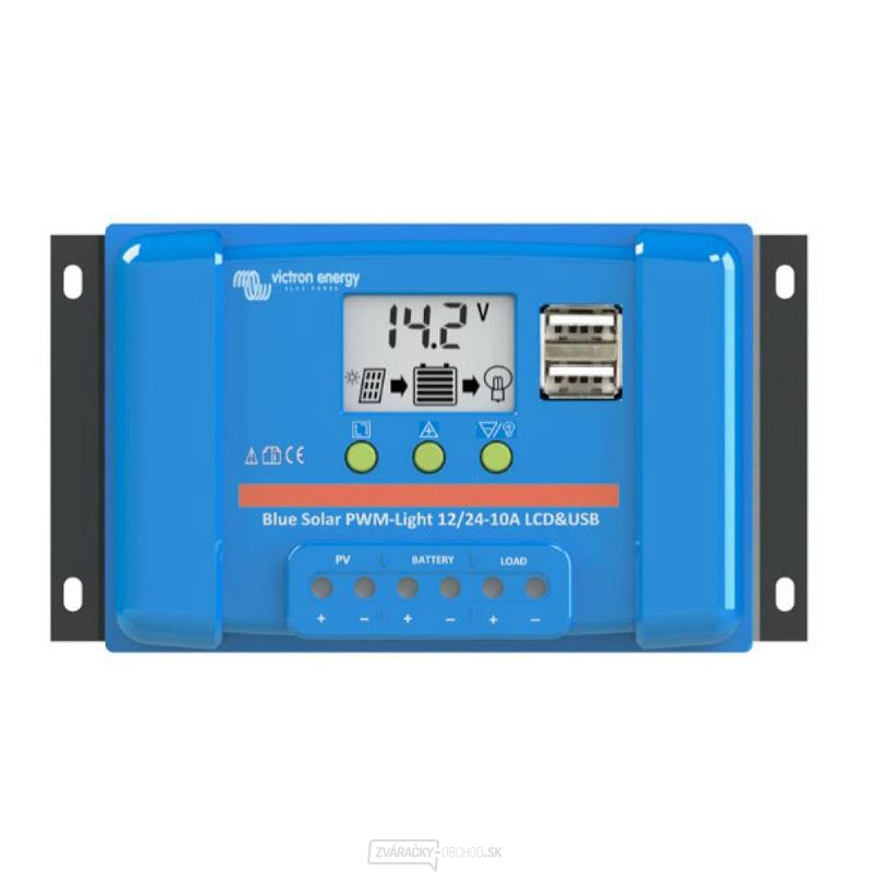 Solárny PWM regulátor Victron Energy 30A LCD a USB 12V/24V Solárny PWM regulátor Victron Energy 30A LCD a USB 12V/24V gallery main image
