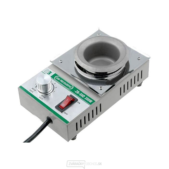 Spájkovací kúpeľ ZB-50D pre 500g spájky, 230V/200W, bezolovnatý