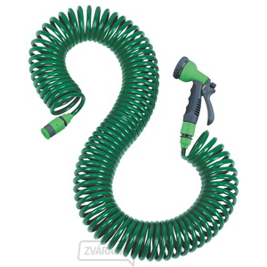 Špirálová hadica na vodu 15m + pištoľ na vodu vrátane spojok Špirálová hadica na vodu 15m + pištoľ na vodu vrátane spojok gallery main image