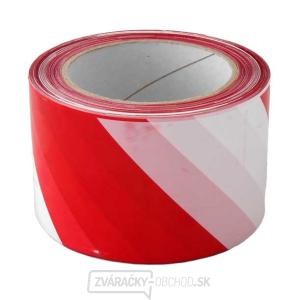 Výstražná páska 70mm/200m - červeno/biela v krabičke Výstražná páska 70mm/200m - červeno/biela v krabičke gallery main image