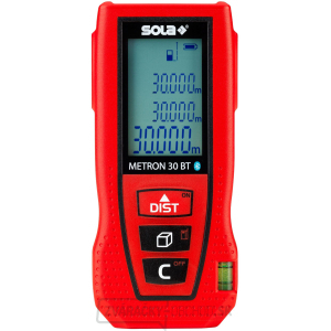 Laserový diaľkomer s Bluetooth SOLA METRON 30 BT  Laserový diaľkomer s Bluetooth SOLA METRON 30 BT  gallery main image