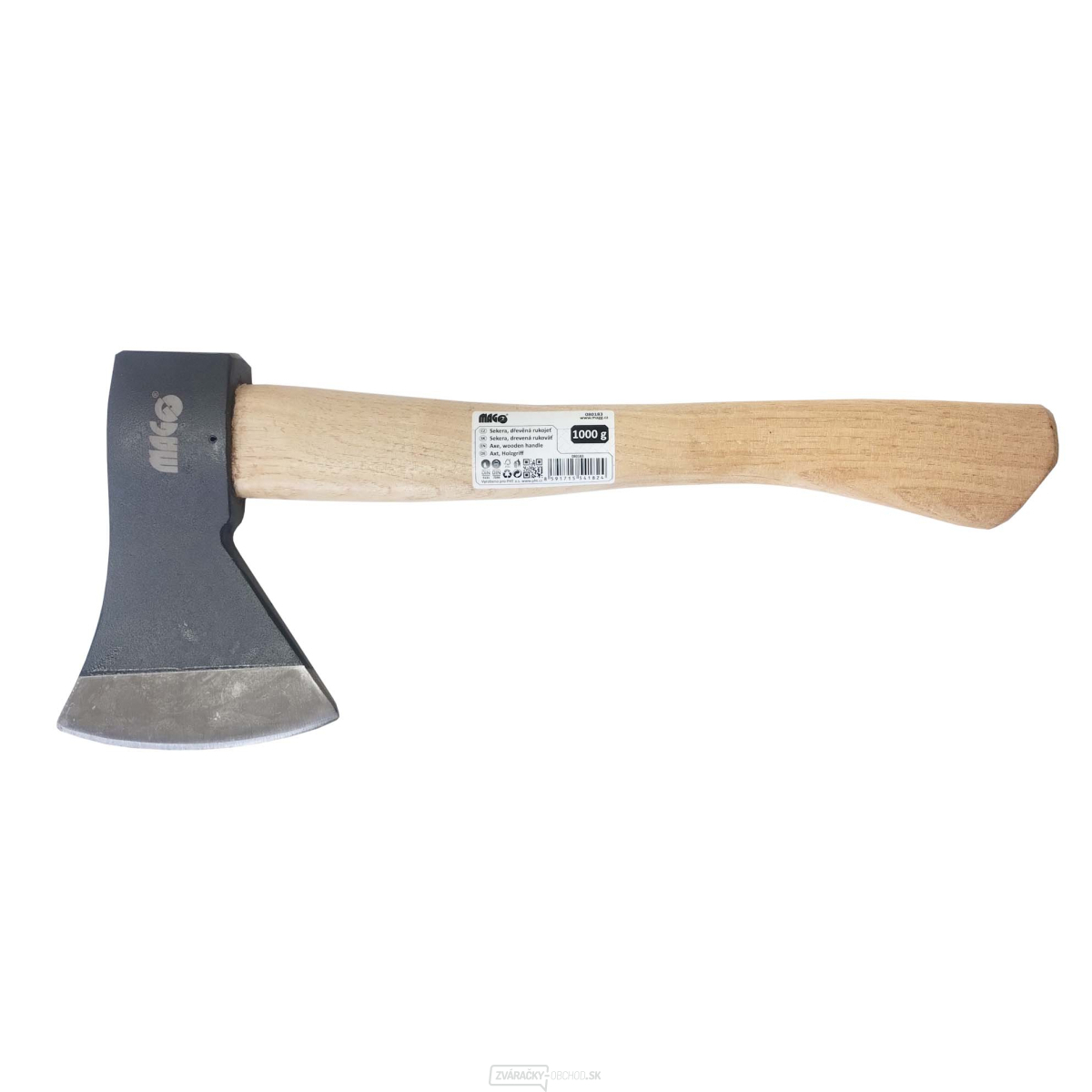 Sekera 1000 g, drevená rukoväť HICKORY