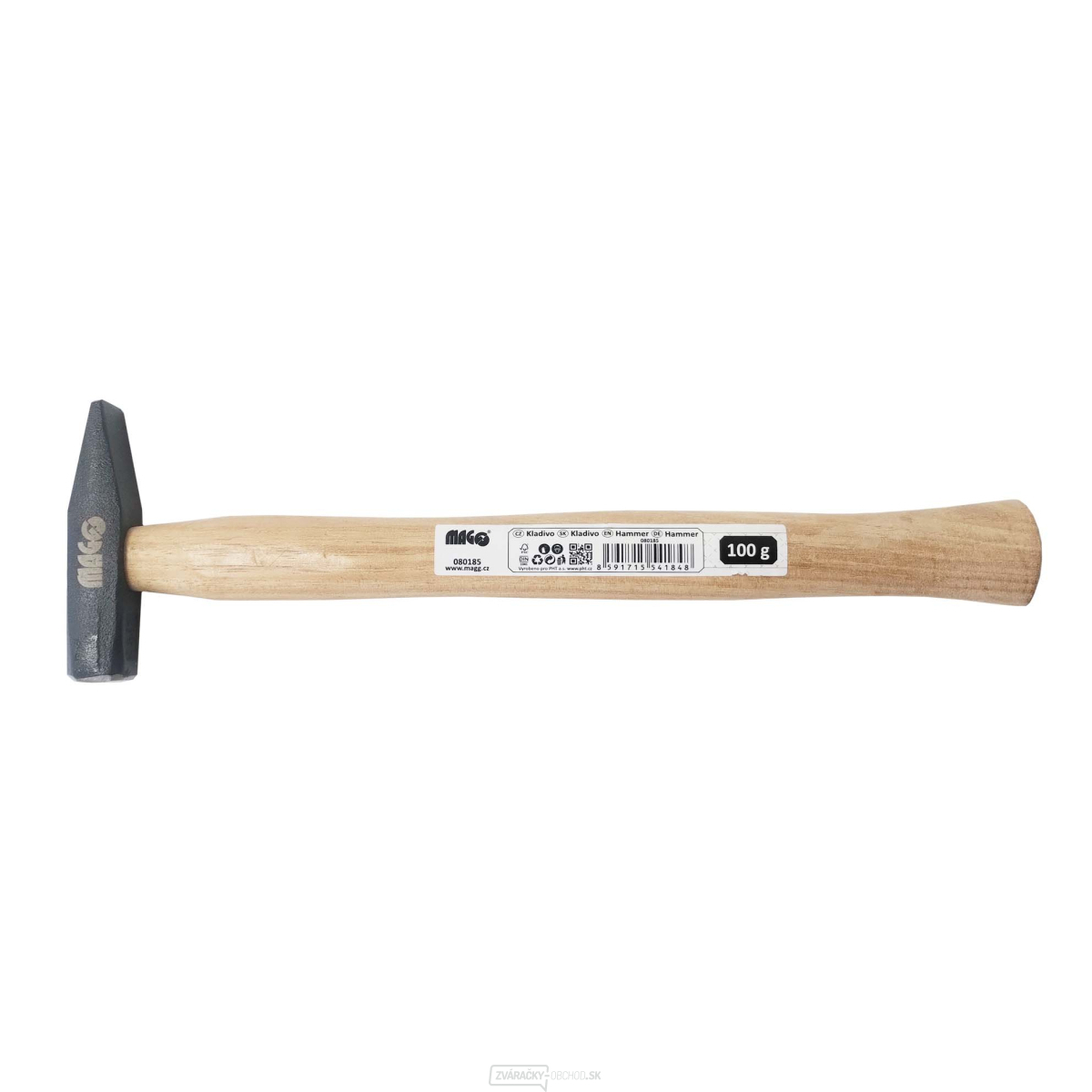 Kladivo 100 g, drevená rukoväť HICKORY