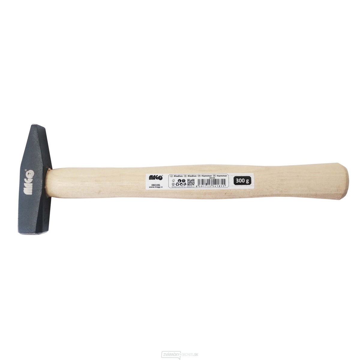 Kladivo 300 g, drevená rukoväť HICKORY